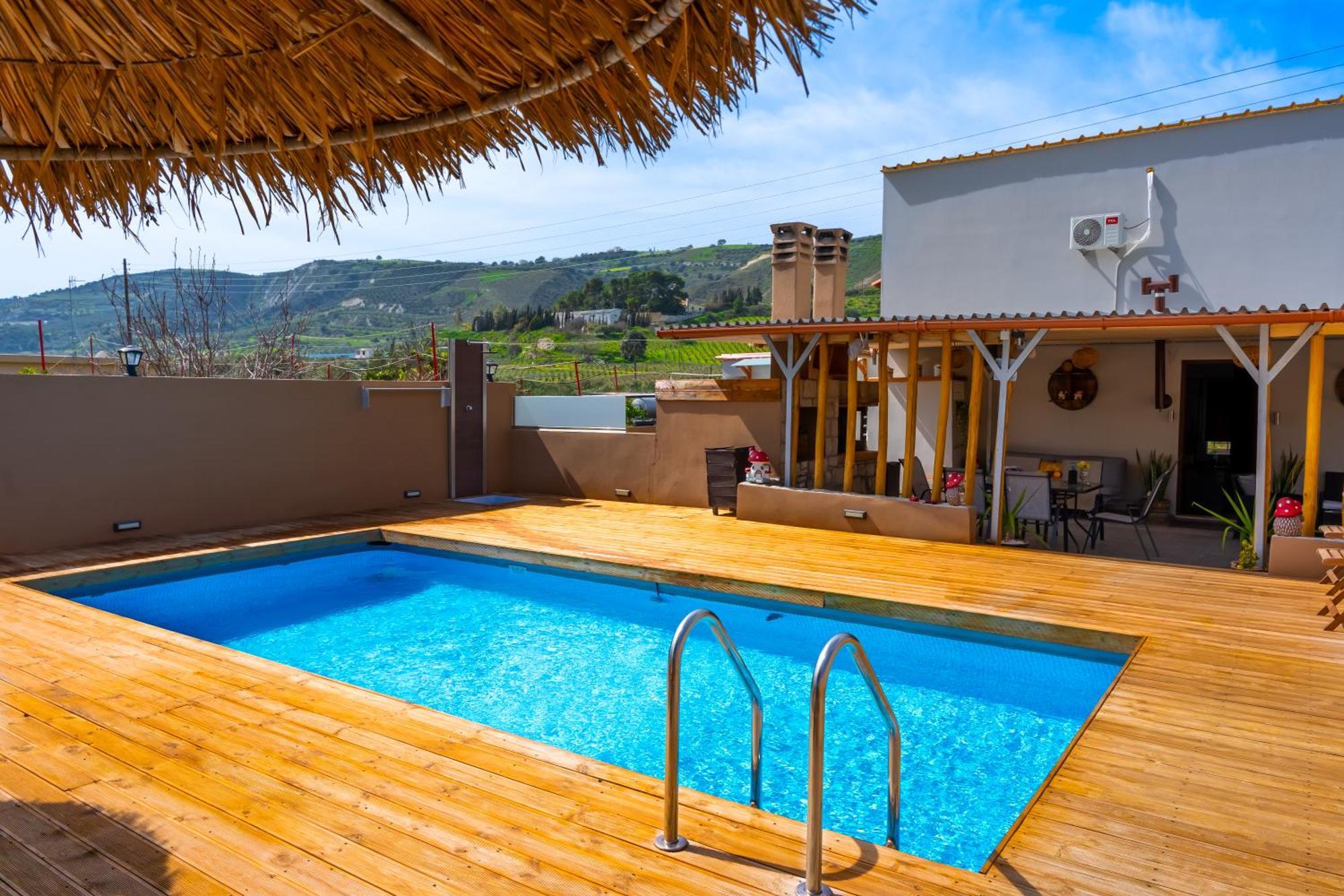 Countryhouse Villa With Pool & Private Parking Candia Esterno foto